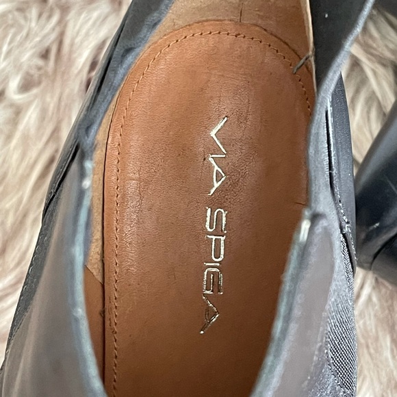 Via Spiga Leather Platform Bootie Size 10.5 M - Picture 6 of 12